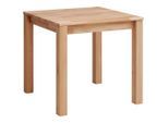P & B Esstisch, Kernbuche, Holz, Kernbuche, massiv, quadratisch, eckig, 80x75x80 cm, gastro- und objekttauglich, in verschiedenen Größen erhältlich, Esszimmer, Tische, Esstische, Esstische quadratisch