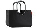 Reisenthel Einkaufstasche Loopshopper L frame black, Schwarz, Kunststoff, Textil, 25 L, 46x34.5x25 cm, Freizeit, Koffer & Taschen, Einkaufstaschen