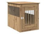 VidaXL Hundekäfig im Möbel-Stil eiche 75 cm, 55 cm, 65 cm