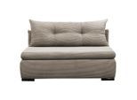 Mid.you , Taupe , Textil , Füllung: Schaumstoff , 154x93x85 cm , Made in EU , Liegefunktion ,