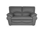 Livetastic , Anthrazit , Leder , Echtleder , Rindleder , 150x92x85 cm , Made in EU , Lederauswahl, Rücken echt , Wohnzimmer, Sofas & Couches, Sofas, 2er Sofas