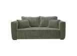 Mid.you , Grün , Textil , Kiefer , Füllung: Polyurethan (PUR),Polyurethan (Pur) , 223x95x121 cm , Made in EU , Wohnzimmer, Sofas & Couches, Sofas, Weitere Sofas