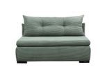 Mid.you , Grün , Textil , Füllung: Schaumstoff , 154x93x85 cm , Made in EU , Liegefunktion ,