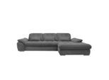 Livetastic , Graubraun , Textil , Buche, Fichte, Kiefer , Uni , Füllung: Schaumstoff , L-Form , 314x184 cm , Liegefunktion, seitenverkehrt erhältlich, Rücken echt, Armteil links, Armteil rechts , Wohnzimmer, Sofas & Couches, Schlafsofas, Ecksofas mit Schlaffunktion