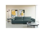 Trendmanufaktur , Blaugrau , Textil , 264x84x125 cm , Made in Europe , Sitzqualitäten, Rücken echt, Armteil links, Armteil rechts , Wohnzimmer, Sofas & Couches, Sofas, Big Sofas