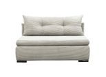 Mid.you , Weiß , Textil , Füllung: Schaumstoff , 154x93x85 cm , Made in EU , Liegefunktion ,