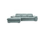 Livetastic , Blau , Textil , Uni , Füllung: Schaumstoff , L-Form , 314x184 cm , Liegefunktion, seitenverkehrt erhältlich, Rücken echt, Armteil links, Armteil rechts ,