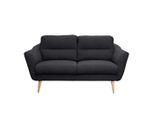 Livetastic , Anthrazit , Textil , Buche , 158x87x88 cm , Made in EU ,