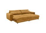 Mid.you , Gelb , Textil , 292x90x194 cm , Made in EU , Rücken echt , Wohnzimmer, Sofas & Couches, Sofas, Big Sofas