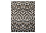 Wohndecke BIEDERLACK "Wildline mit geketteltem Zierstich", grau (anthrazit, natur), B:150cm L:200cm, Baumwolle, Polyacryl, Polyester, Wohndecken, Wohndecke, Made in Germany