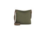 Umhängetasche TAMARIS "Umhängetasche TAS Kirsten", Mädchen, Gr. B/H/T: 26cm x 26cm x 5cm 0, grün (khaki 910), Polyurethan, Taschen Umhängetasche