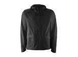 Regenjacke GONSO "Essential Rain Jacket", Herren, Gr. XXL, schwarz, 100% Polyester, Jacken Regenjacke, Unisex wasserdichte Fahrradjacke, leichte Packaway Radjacke, Loose Fit