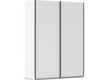 Schwebetürenschrank RAUCH "Kleiderschrank Schrank Garderobe Schlafzimmerschrank CONTIDO", weiß (alpinweiß), B:162cm H:223cm T:68cm, Holzwerkstoff, Schränke, Schwebetürenschrank, aus hochwertigem Material in 6 Breiten 2 Griff-Farben MADE IN GERMANY