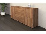 Sideboard BORCHARDT MÖBEL "Rova, Kommode Breite 166 cm", braun (vintage eiche), B:166cm H:72cm T:35cm, Holzwerkstoff, Sideboards, Sideboard, Breite 166 cm