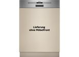 NEFF teilintegrierbarer Geschirrspüler "S145ECS15E", Energieeffizienz: A, silber (weiß, neutral), B:60cm H:82cm T:57cm, Geschirrspüler, Automatische Türöffnung für Effizienz, flexible Körbe, teilintegrierbarer Geschirrspüler