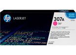 HP Tonerkartusche "HP orignal Toner 307A Farben: B/Y/M/C", pink (magenta), Tonerpatronen, Tonerkartusche