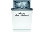 BOSCH vollintegrierbarer Geschirrspüler "SPV2IKX10E", Energieeffizienz: F, weiß, B:44,8cm H:81,5cm T:57,3cm, Geschirrspüler, InfoLight - erlischt bei Beendigung des Spülvorgangs, vollintegrierbarer Geschirrspüler