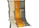 Sesselauflage, Grau, Natur, Orange, Streifen, Füllung: Schaumstoff, Vlies, 50x9x110 cm, Made in Germany, Outdoor-Kissen, Gartenstuhlauflagen, Mittellehner-Auflagen