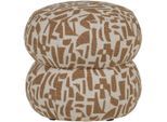 Livetastic , Braun , Textil , Füllung: Polyetherschaumkern , 43x40x43 cm , Indoor , Wohnzimmer, Hocker, Poufs