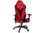 Mid.you , Rot, Schwarz , Kunststoff , 74x133x67 cm , Wippmechanik mit Härtegradeinstellung , Büromöbel, Bürostühle, Gaming Stühle