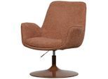 Livetastic , Orange , Textil , 79x91x76 cm , Sitzfläche 360° drehbar ,