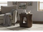 Beistelltisch SIT, braun, B:40cm H:41cm T:36cm, Mango massiv, Tische, Beistelltisch, mit offenem Fach