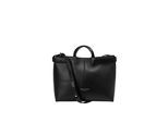 Umhängetasche MARC O'POLO "aus edlem Kalbleder", Mädchen, Gr. B/H/T: 13cm x 21cm x 10cm, schwarz, Leder, unifarben, Taschen Umhängetasche