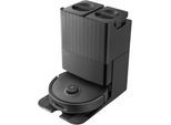 ROBOROCK Saugroboter "mit Wischfunktion Roborock QREVO MaxV Black, FlexiArm Design", schwarz, B:60cm H:44,3cm T:60,1cm, Saugroboter, Reactive AI Hinderniserkennung, 7.000 PA HyperForce
