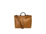 Umhängetasche MARC O'POLO "aus edlem Kalbleder", Mädchen, Gr. B/H/T: 13cm x 21cm x 10cm, true camel, Leder, unifarben, Taschen Umhängetasche