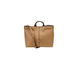 Umhängetasche MARC O'POLO "aus edlem Kalbleder", Mädchen, Gr. B/H/T: 13cm x 21cm x 10cm, warm taupe, Leder, unifarben, Taschen Umhängetasche
