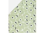 Bettbezug MARIMEKKO "UNIKKO", blau, B:200cm L:200cm, Seersucker, Obermaterial: 100% Baumwolle, Bettbezüge, aus ungebleichter Baumwolle gefertigt