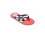 Sandale QUIKSILVER "Molokai Originals", Herren, Gr. 11 (44), schwarz (schwarz checker), Obermaterial: Synthetikmaterial / Außensohle: Gummi., Schuhe Sandale