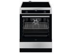 AEG Induktions-Standherd "CIB6643BBM", Energieeffizienz: A, grau (edelstahl), Herdsets, Induktionskochfeld, Standherd, mit AirFry-Funktion, mit Timer, Induktions-Standherd