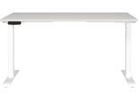 Schreibtisch GERMANIA "Jet", weiß (lichtgrau, weiß, weiß, lichtgrau), B:140cm H:72cm T:80cm, Tische, Schreibtisch, moderne Farbvariationen, Breite 120/140/160/180 cm, Made in Germany
