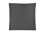 Kissenbezug IRISETTE "Paris 8000", grau (anthra), B:80cm L:80cm, Mako-Satin, Obermaterial: 100% Baumwolle, Kissenbezüge, Kissenbezug, Hochwertiger Premium Kissenbezug