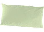 Kissenbezug PRIMERA "Primera Mako-Feinjersey Kissenbezug im Doppelpack", grün (limette), B:80cm L:40cm, Feinjersey, Obermaterial: 100% Baumwolle, Kissenbezüge, Kissenbezug, In vielen Uni-Tönen