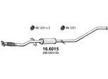 ASSO Mittelschalldämpfer 166015 für HYUNDAI