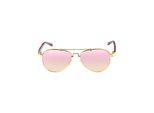 Sonnenbrille MSTRDS "MSTRDS Unisex Mumbo Youth", Damen, gold, rosé, Sonnenbrillen Sonnenbrille