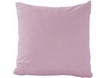 Kissenbezug PRIMERA "Primera Mako-Feinjersey Kissenbezug im Doppelpack", lila (mauve), B:40cm L:40cm, Feinjersey, Obermaterial: 100% Baumwolle, Kissenbezüge, Kissenbezug, In vielen Uni-Tönen