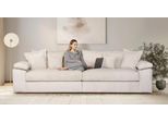 Big-Sofa HOME AFFAIRE "Soft&Cosy XXL, B: 303 cm - OTTO. Verlässliche Qualität.", cream, B:303cm T:123cm, 100% Polyester, Sofas, Big-Sofa, Mega-Sofa, Cord oder Chenille-Struktur, mit Federkern & 4 Zierkissen