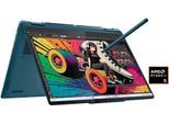 LENOVO Convertible Notebook "Yoga 7 2-in-1 14AKP10", blau (tidal teal), 16 GB RAM 512 GB SSD, Ryzen™ AI 5, Windows11Home, Notebooks, Convertible Notebook