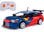 RC-Auto JAMARA "CaDA, 2008 Citroën C4 WRC 1:20 2,4GHz Bricks", rot (rot, blau), Fernlenkfahrzeuge, KinderB:9,6cm H:19,8cm T:8,2cm, Kunststoff, RC-Auto, B:9,6cm H:19,8cm T:8,2cm