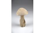 Dekoobjekt AM DESIGN "Dekofigur aus Holz", braun, B:9cm H:15cm, Holzwerkstoff, Dekofiguren, Dekoobjekt, 2er Set, BxH: 9x15 cm