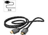 HAMA HDMI-Kabel "Ultra High Speed HDMI™-Kabel Stecker-Stecker 8K Metall HDMI™-Kabel 3m", grau, 300cmcm, Kabel, HDMI-Kabel