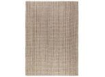 NYVI Teppich Bouclé - Pflegeleicht, Für Fußbodenheizung, Strapazierfähig Größe:80x200 cm;Farbe:Grau Braun