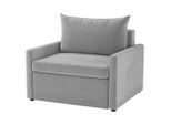 Mid.you , Grau , Textil , 92x89x103 cm , Made in EU , Liegefunktion, gepolsterte Armlehnen , Wohnzimmer, Sofas & Couches, Schlafsofas, Schlafsessel