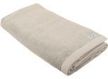 Badetuch TOM TAILOR HOME "COLOR BATH", beige (sunny sand), B:80cm L:200cm, Frottier, Frottier, Handtücher, Badetuch, 100% Baumwolle, 80x200 cm, uni, große Farbauswahl