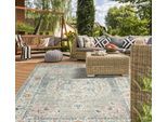 Teppich THE CARPET "Palma", grau, B:200cm H:4mm L:290cm, Polypropylen, Teppiche, Teppich, Outdoor moderner robuster In und Outdoor Teppich