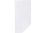 Badetuch EGERIA "Micro Touch", weiß, B:70cm L:140cm, Walkfrottee, Obermaterial: 100% Baumwolle, Handtücher, Badetuch, Uni Programm mit Streifenbordüre, extrem saugfähig, reine Baumwolle