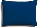 Kissenbezug SCHLAFGUT "EASY JERSEY Kissenhülle 100% Baumwolle, weicher Edel-Jersey, bügelfrei", blau (blau deep), B:60cm L:80cm, Jersey, Obermaterial: 100% Baumwolle, Kissenbezüge, Kissenbezug, mit farblich angepasstem Reißverschluss, pflegeleicht, formstabil